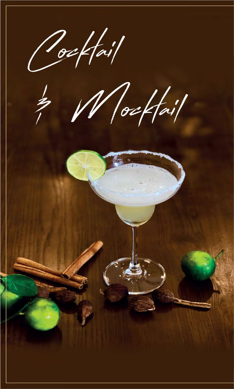 Menu Ăn sáng - Drinks list Biệt thự số 1