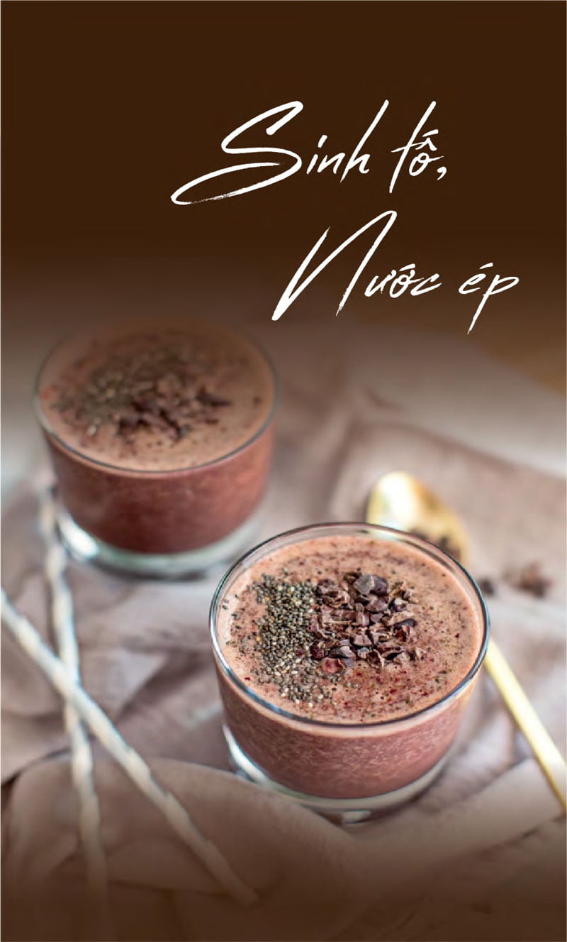 Menu Ăn sáng - Drinks list Biệt thự số 1