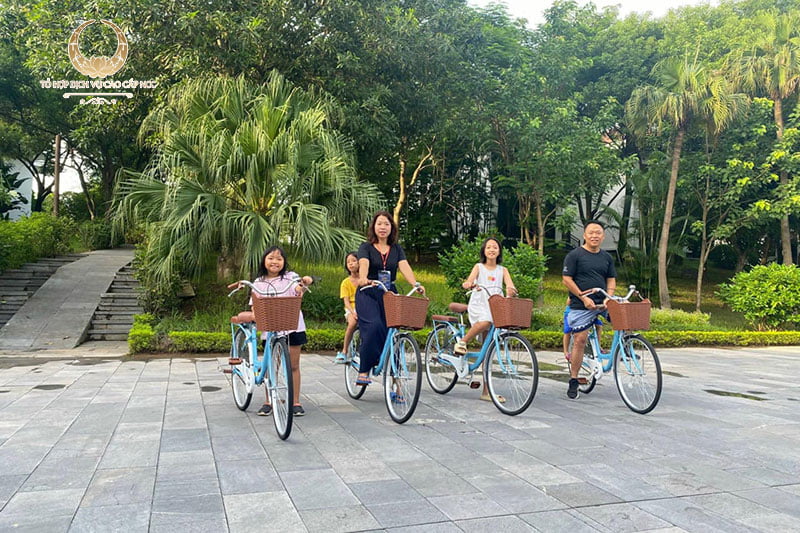Tri ân tưng bừng - Mừng ngày của bé Đạp xe ngắm cảnh, tham quan