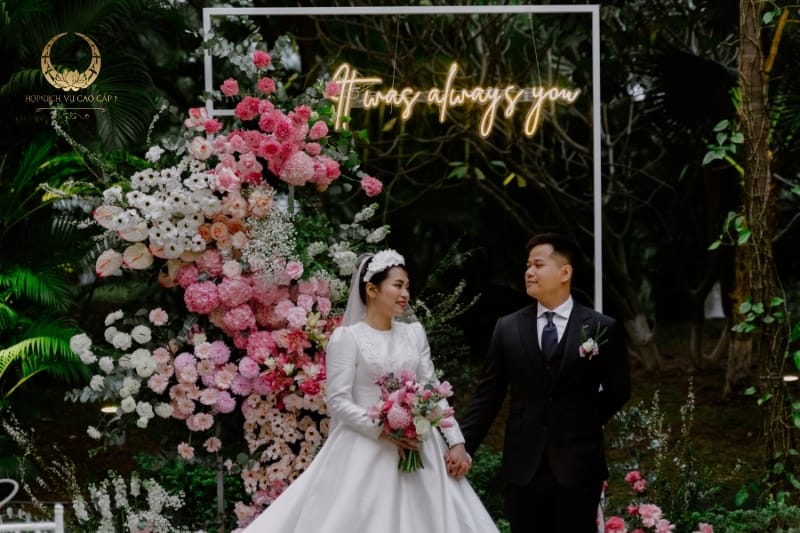 Tổ chức tiệc cưới bí quyết có một ngày hạnh phúc trọn vẹn tại biệt thự số 1