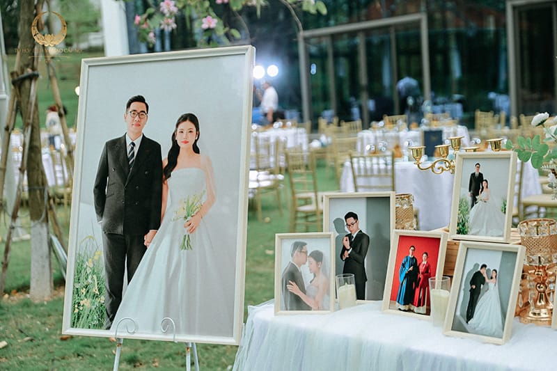 Không gian xanh tổ chức tiệc cưới ngoài trời tại Hà Nội