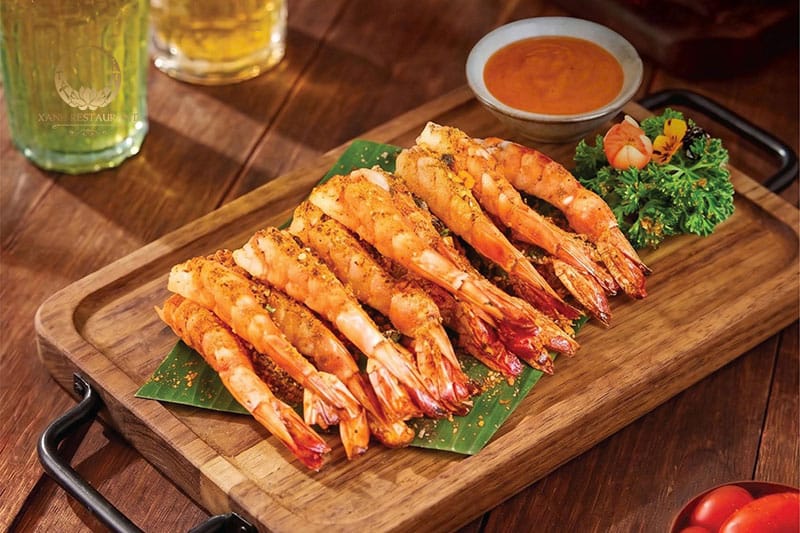Tôm sấy thủ công hương thảo mộc