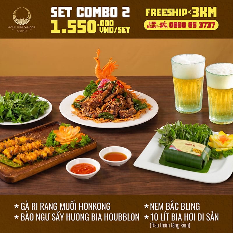 Set Combo mang đi - Mang “Xanh” đến nơi bạn muốn! Set Combo mang đi - Mang “Xanh” đến nơi bạn muốn!