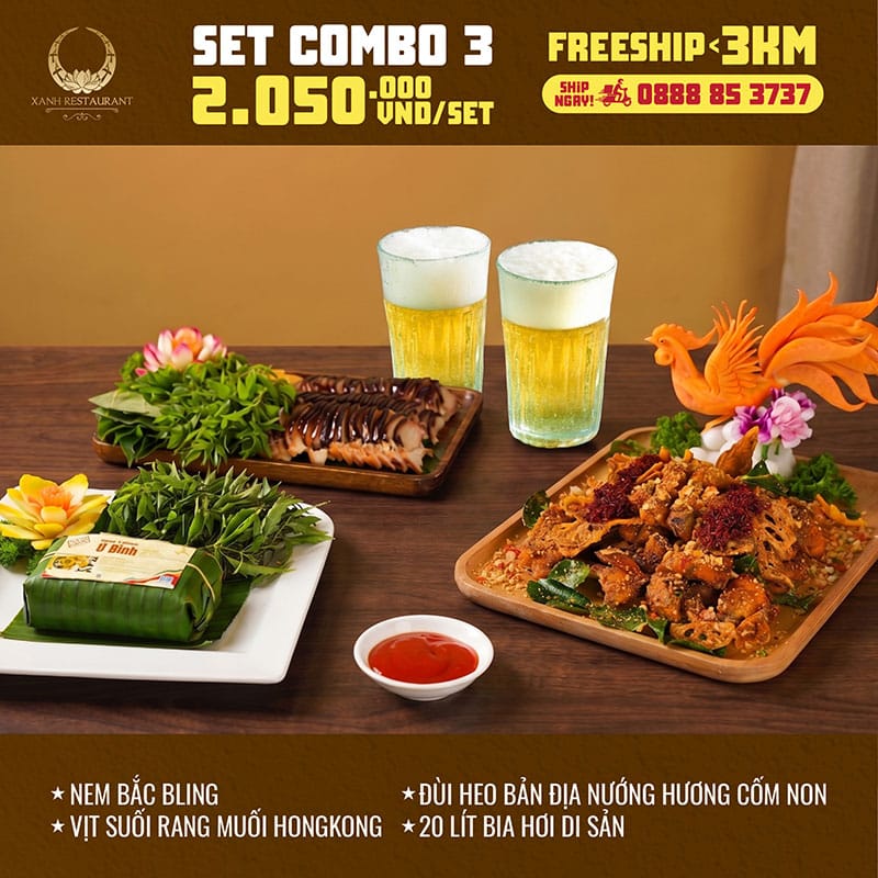 Set Combo mang đi - Mang “Xanh” đến nơi bạn muốn! Set Combo mang đi - Mang “Xanh” đến nơi bạn muốn!