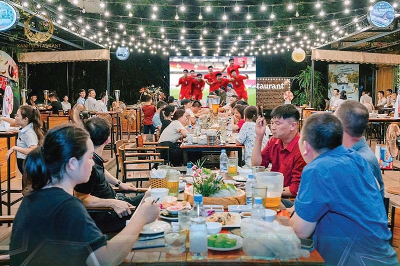 World Cup này uống bia xem bóng đá ở đâu? Đến ngay Nhà hàng Xanh! World Cup này uống bia xem bóng đá ở đâu