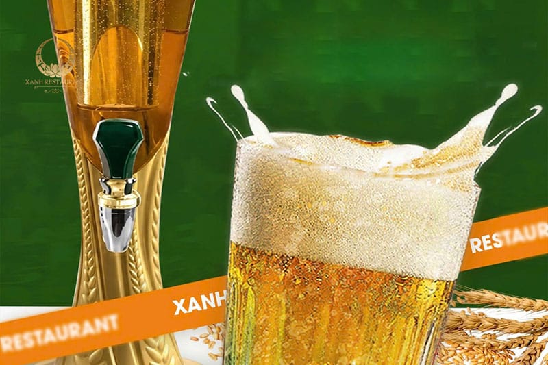 Điều gì làm nên chất riêng của bia Di Sản tại Xanh Restaurant?