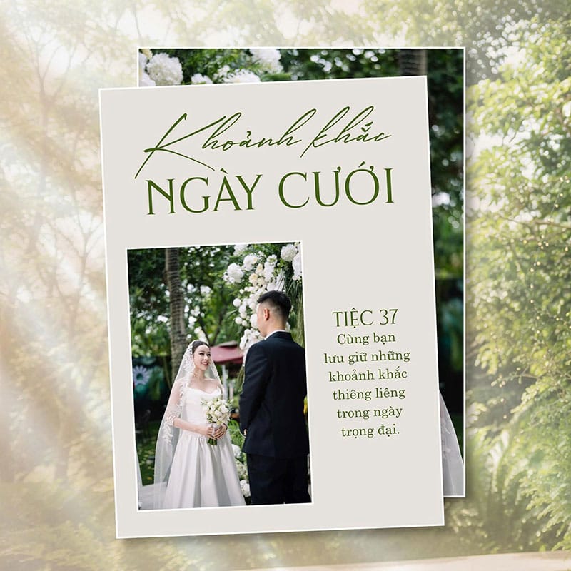 Ngày cưới - Nơi những cảm xúc đẹp được lưu giữ theo cách riêng