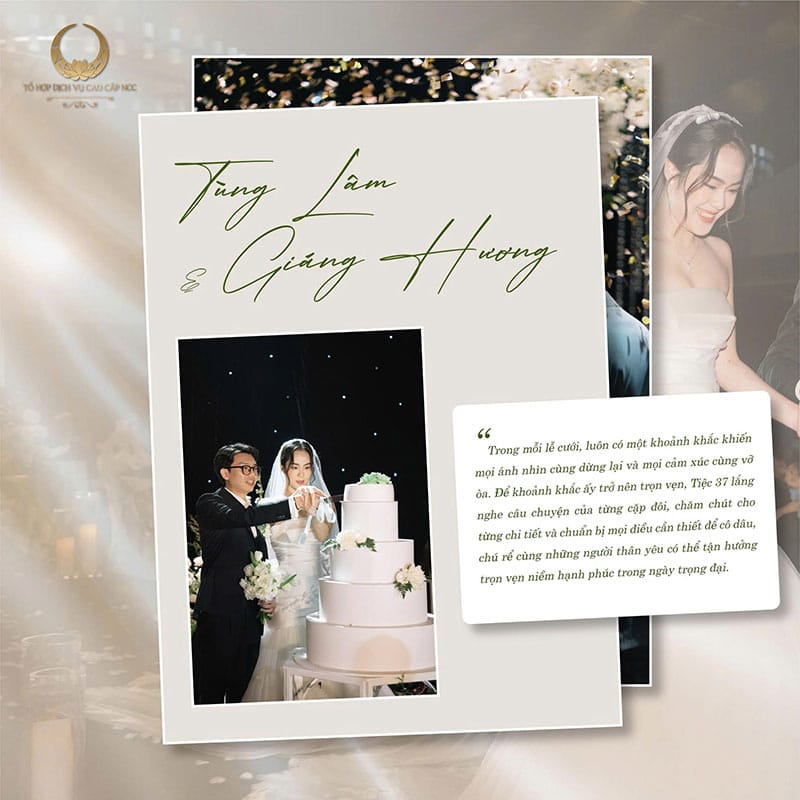 Ngày cưới - Nơi những cảm xúc đẹp được lưu giữ theo cách riêng